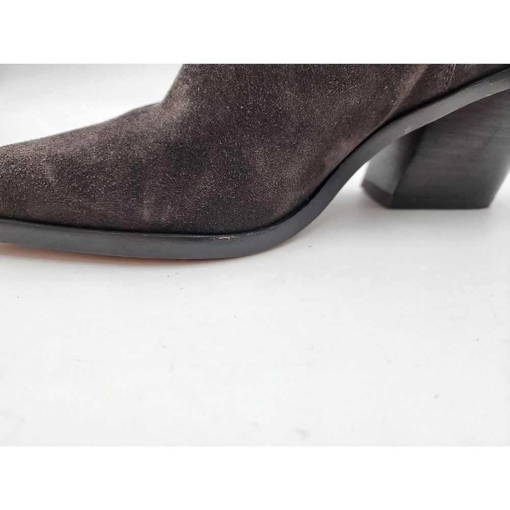 Rag & Bone Razor Chelsea Gray Suede Leather Pointed-toe Ankle Boot 36.5 … - Picture 14 of 15